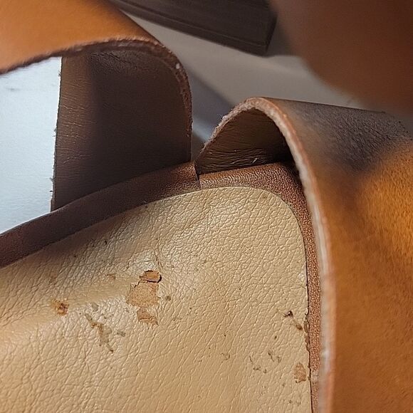 SODA SIDE STRAP STACKED HEEL OPEN TOE SANDAL - Picture 14 of 15